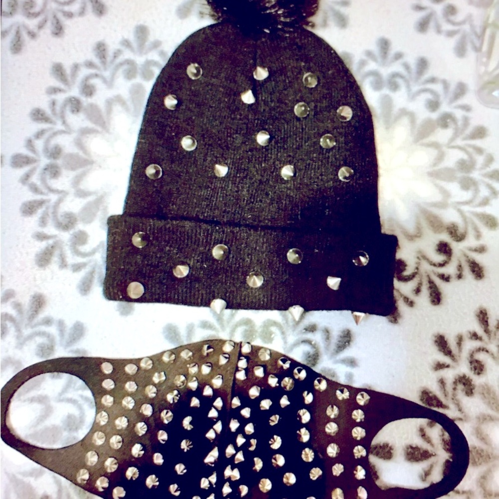 Gothic spike winter beanie lot